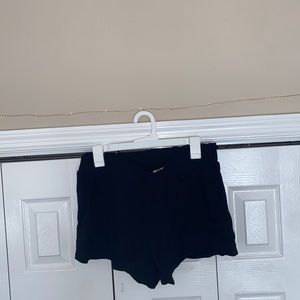 fitted waist black flowey pants from belk